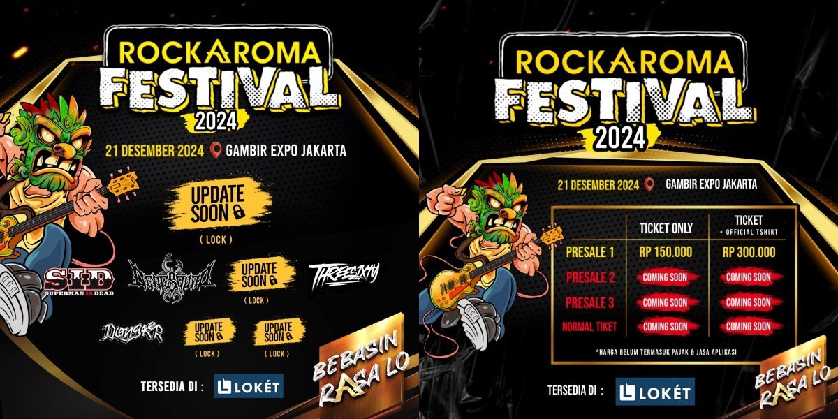 Rockaroma Festival 2024: Rayakan Kebebasan Musik Rock di Jakarta!